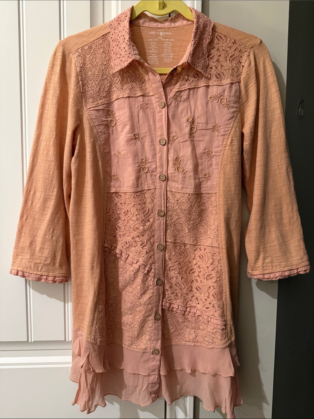 April Cornell Lagenlook Long line Top